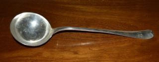 Rare Antique Heavy Solid Sterling Silver Punch,  Soup Ladle – English Hallmarks