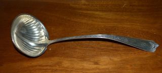 Rare Estate Large 1879 Gorham Solid Sterling Silver Punch,  Soup Ladle - Domestic