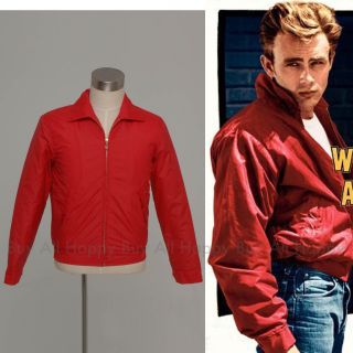 Rebel Without a Cause Style Vintage Jimmy James Byron Dean Costume Cosplay 3