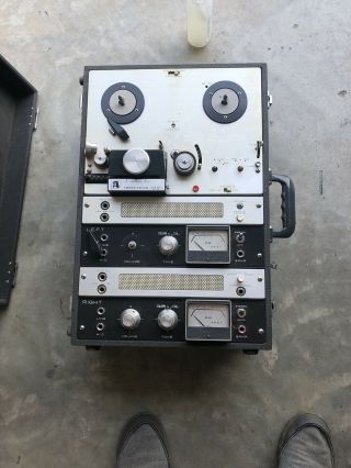 Vintage Akai Cross Field Tape Recorder Model M - 8 Accessories