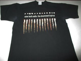 Vintage Nin Nine Inche Nails 94 Shirt Single Stich Rock Tour The Downward Spiral