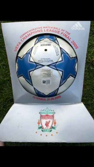 Rare Adidas Champions League Ball.  New/sealed.  2005 Instanbul/Liverpool 4