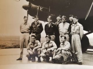 WWII JUNKERS 290 PLANE ALLES KAPUTT US PILOTS Airplane and Crew PHOTO 1945 2