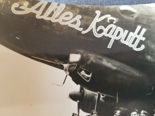 WWII JUNKERS 290 PLANE ALLES KAPUTT US PILOTS Airplane and Crew PHOTO 1945 3