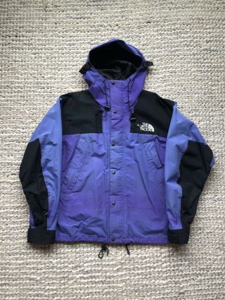 Vintage The North Face Mountain Guide Jacket Gore Tex Purple - Medium 90s Tnf