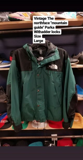 Vintage The North Face Mountain Guide Parka With Ladder Locks Size Large