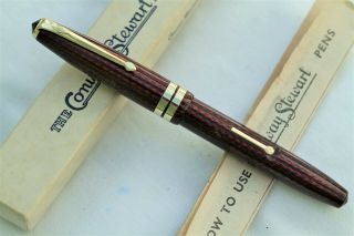 Vintage Rare Nr - Conway Stewart 60l - Fountain Pen - 1955 - Box / Inst