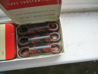 Vintage Trojans Condom 4 Tins And Box