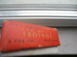 Vintage Trojans Condom 4 Tins and box 3