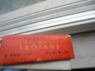 Vintage Trojans Condom 4 Tins and box 4