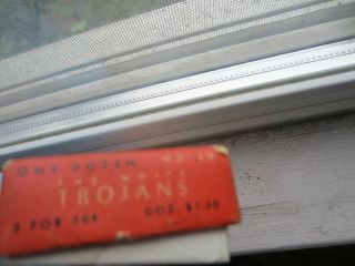 Vintage Trojans Condom 4 Tins and box 6