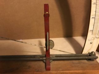 Rare Vintage Traditional Archery Scheib Spine Tester Michigan 5