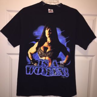 Vintage Licensed Chyna Wwf Wwe T - Shirt Wrestling 90s Retro 2000 Best Man For Job