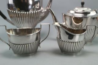 Vintage 4 Piece Silver plated Tea set silver Barker bros Sheffield 2