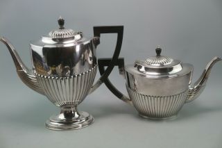 Vintage 4 Piece Silver plated Tea set silver Barker bros Sheffield 5