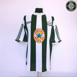 GINOLA 14 Newcastle United Vintage Adidas Home Football Shirt 1995/97 (XXL) 2