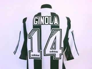 GINOLA 14 Newcastle United Vintage Adidas Home Football Shirt 1995/97 (XXL) 7