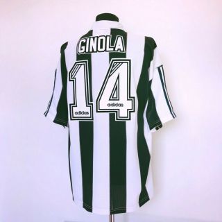 GINOLA 14 Newcastle United Vintage Adidas Home Football Shirt 1995/97 (XXL) 8