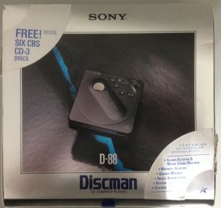 Vintage Sony Discman D - 88 As Found