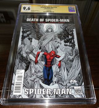 Cgc Ss 9.  6 Ultimate Spiderman 159 Variant Variant Signed By Frank Cho Rare