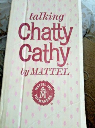 VINTAGE CHATTY CATHY DOLL BOXED 1960s MATTEL ALL CLOTHES 3