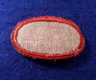 CUT - EDGE TWILL WW2 AIRBORNE PARACHUTE ARTILLERY JUMP WINGS OVAL PATCH (NO GLOW) 2