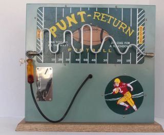 Punt Return Football Vintage Trade Stimulator Nickel Machine