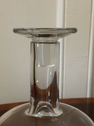 Vintage Signed/Numbered BACCARAT CRYSTAL Small Decanter Carafe 3