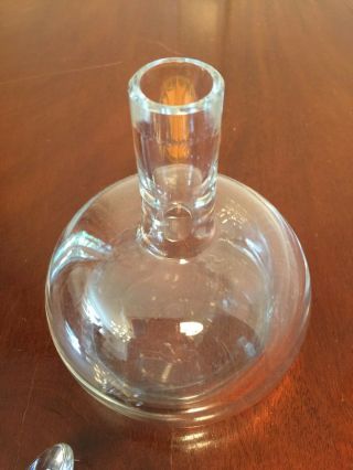 Vintage Signed/Numbered BACCARAT CRYSTAL Small Decanter Carafe 6