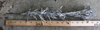 Aluminum Christmas Tree 4 Foot Vintage Silver 34 branches Complete 8