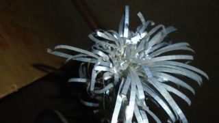 81 Vintage Silver Aluminum Christmas Tree Pom Pom Branches only 3