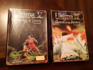 Ultima Iv Quest Of The Avatar Vintage Pc Game /ultima V Wod/ Complete