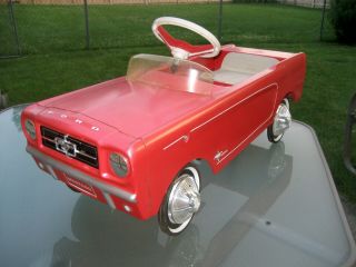 Vintage Ford Mustang Pedal Car 1964,  1965 & Rare