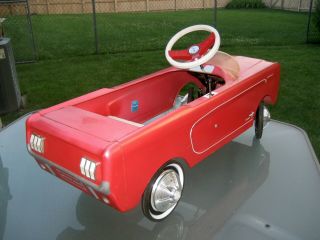 Vintage Ford Mustang Pedal Car 1964,  1965 & Rare 3