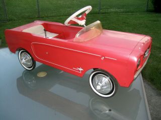 Vintage Ford Mustang Pedal Car 1964,  1965 & Rare 4