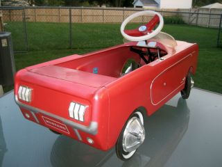 Vintage Ford Mustang Pedal Car 1964,  1965 & Rare 6
