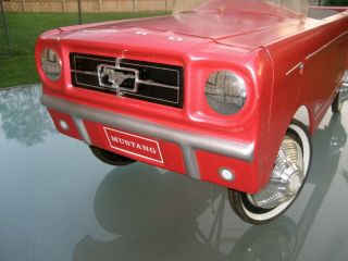 Vintage Ford Mustang Pedal Car 1964,  1965 & Rare 7