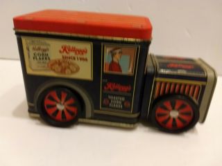 Vintage 1997 Kelloggs Delivery Tin Can Truck 2