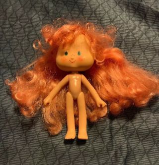 Peach Blush Berrykin Doll Only Naked Vintage Strawberry Shortcake 1980s Toys