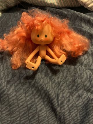 Peach Blush Berrykin Doll Only naked VINTAGE STRAWBERRY SHORTCAKE 1980s TOYS 7