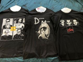 Depeche Mode Vintage Shirt Bundle Size L,  Xl,  1 Size Fits All