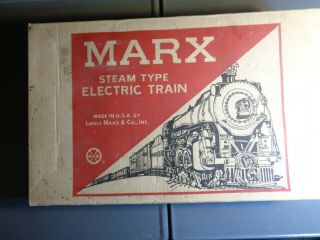 MARX VINTAGE 5 PIECE TRAIN SET,  YORK CENTRAL,  5 - 0 - 5 2