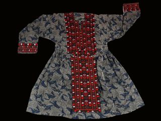 Banjara Dress,  Afghani Dress,  Hand Embroidered Baluchi Dress Vintage Afghan Top