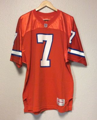 Rare John Elway Vintage 80’s Denver Broncos Nfl Wilson Football Jersey Large/xl