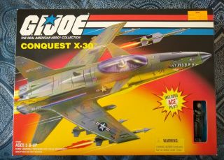 Vintage Gi Joe Cobra Conquest X - 30 1998 With Ace Pilot