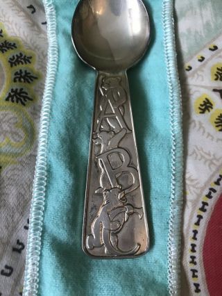 Tiffany & Co.  Abc Bears Baby Spoon With Pouch