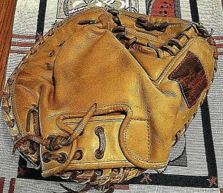 Vintage Nokona Pro Line Cm61 Catchers Mitt Baseball Glove