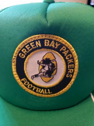 Green Bay Packers - Trucker Hat Mesh 3 Stripe - Vintage Patch NFL - OSFM Cap 2