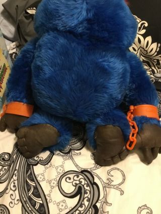 My Pet Monster Vintage Blue 1986 AmToy Handcuffs RARE GREAT 11