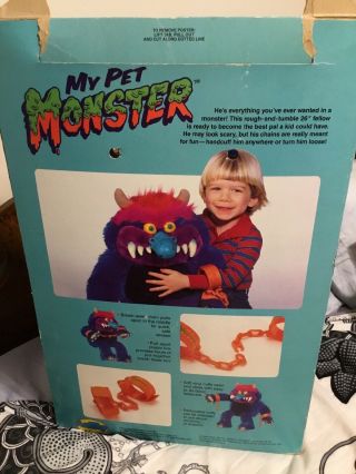 My Pet Monster Vintage Blue 1986 AmToy Handcuffs RARE GREAT 8